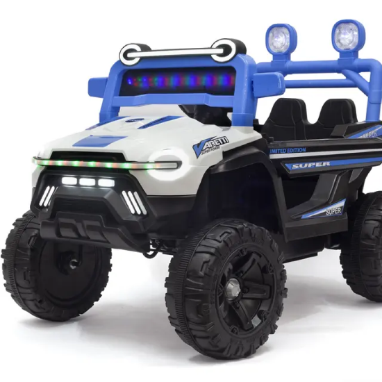 صورة سيارة أطفال المدرعة وردي ماطورين